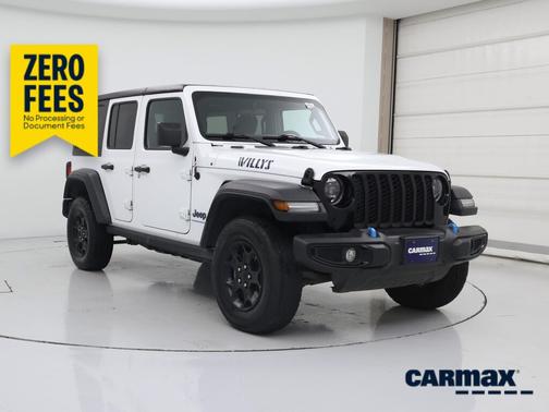 White 2023 Jeep Wrangler 4xe Willy's
