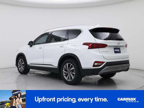 White 2020 Hyundai SANTA FE SEL