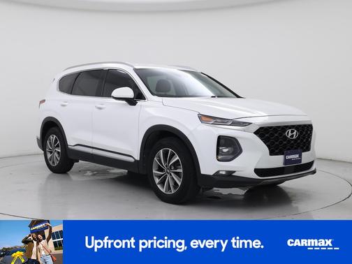 White 2020 Hyundai SANTA FE SEL