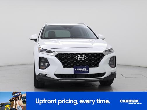 White 2020 Hyundai SANTA FE SEL