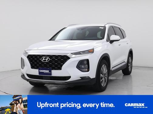 White 2020 Hyundai SANTA FE SEL