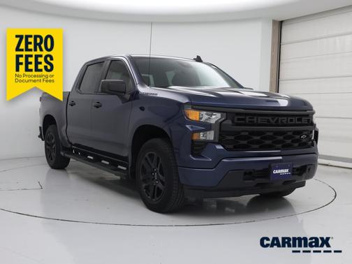 Blue 2023 Chevrolet Silverado 1500 Custom