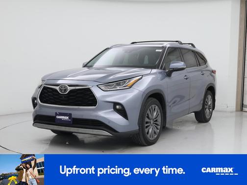 Blue 2021 Toyota Highlander Platinum