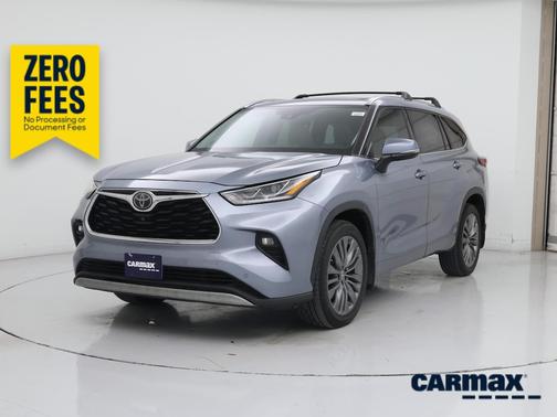 Blue 2021 Toyota Highlander Platinum