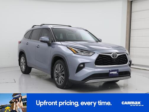 Blue 2021 Toyota Highlander Platinum