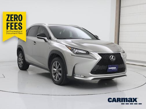 Silver 2017 Lexus NX 200t F-Sport