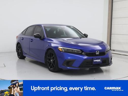 Blue 2022 Honda Civic Sport