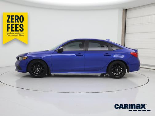 Blue 2022 Honda Civic Sport