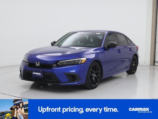 Blue 2022 Honda Civic Sport