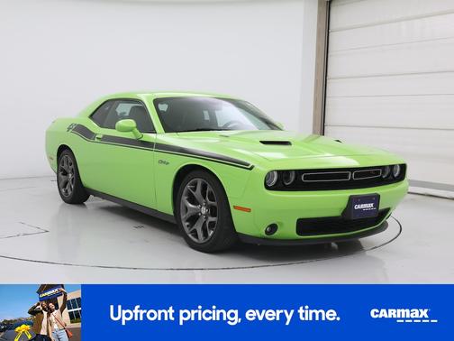 Green 2015 Dodge Challenger R/T Plus