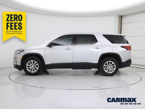 Silver 2022 Chevrolet Traverse LS