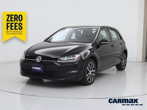 Black 2016 Volkswagen Golf SE