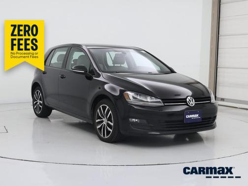 Black 2016 Volkswagen Golf SE