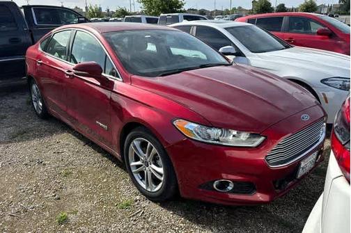 Ruby Red 2015 Ford Fusion Hybrid Titanium