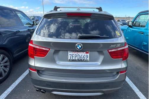 Space Gray Metallic 2014 BMW X3 xDrive28i
