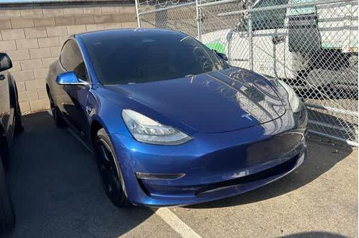 Deep Blue Metallic 2018 Tesla Model 3 Long Range