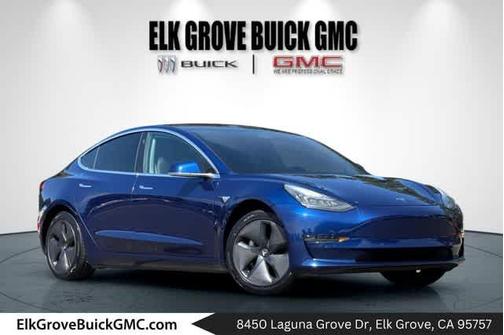 Deep Blue Metallic 2018 Tesla Model 3 Long Range