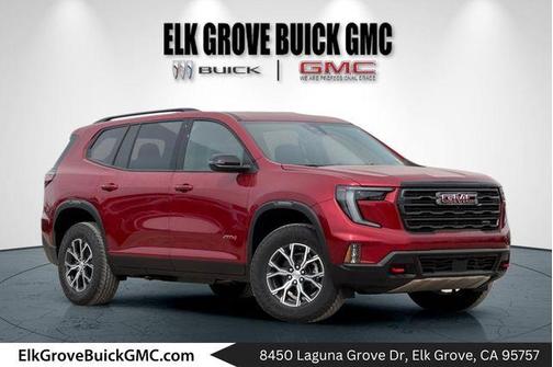Volcanic Red 2026 GMC Acadia AT4
