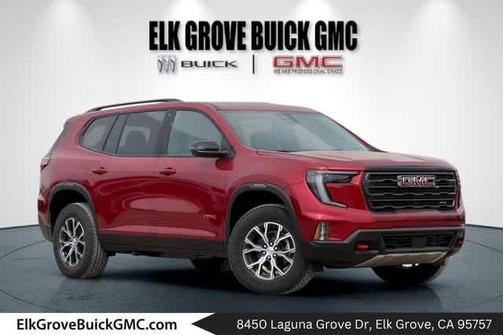 Volcanic Red 2026 GMC Acadia AT4