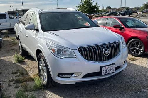 White Frost Tri-Coat 2016 Buick Enclave Leather