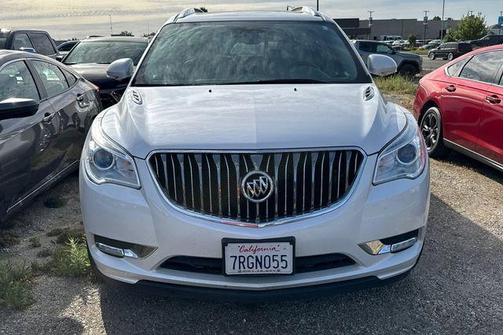 White Frost Tri-Coat 2016 Buick Enclave Leather