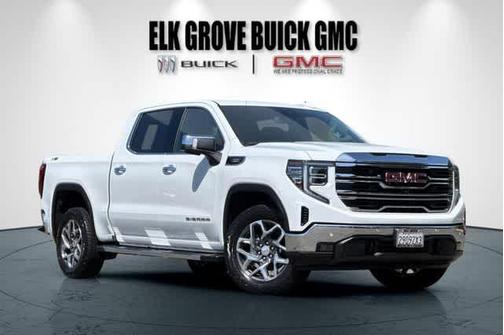 Summit White 2023 GMC Sierra 1500 SLT