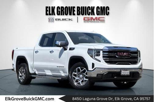 Summit White 2023 GMC Sierra 1500 SLT