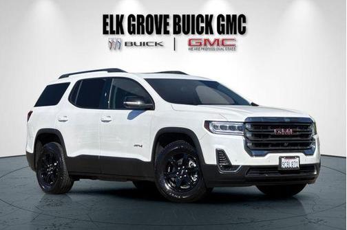 White Frost Tri-Coat 2022 GMC Acadia AT4