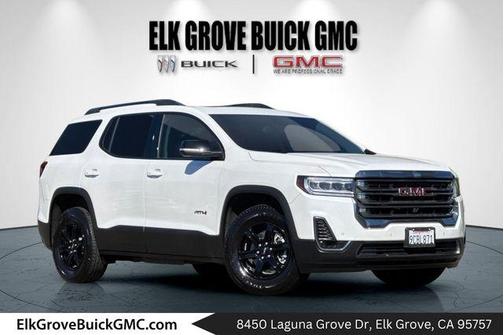 White Frost Tri-Coat 2022 GMC Acadia AT4