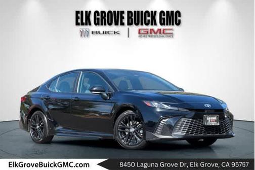 Midnight Black Metallic 2025 Toyota Camry SE