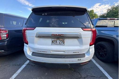Summit White 2021 GMC Yukon SLT