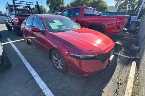 Radiant Red Metallic 2024 Honda Accord EX