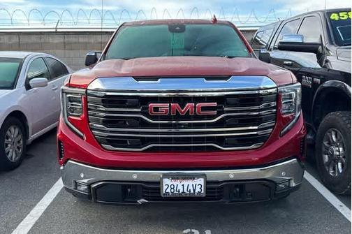 Volcanic Red 2023 GMC Sierra 1500 SLT