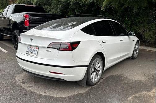 Pearl White Multi 2021 Tesla Model 3 Standard Range Plus