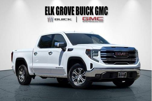 Summit White 2025 GMC Sierra 1500 SLT