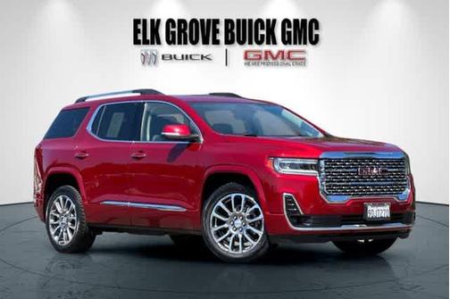 Volcanic Red 2023 GMC Acadia Denali