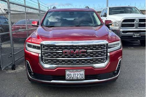Volcanic Red 2023 GMC Acadia Denali