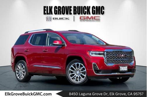 Volcanic Red 2023 GMC Acadia Denali