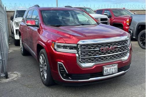 Volcanic Red 2023 GMC Acadia Denali