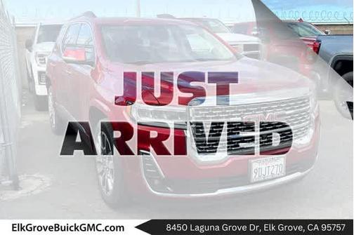 Volcanic Red 2023 GMC Acadia Denali