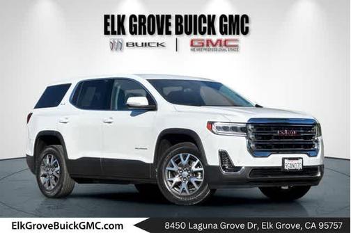Summit White 2023 GMC Acadia SLE