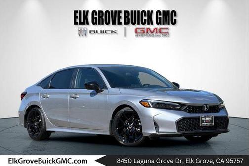 Solar Silver Metallic 2025 Honda Civic Sport