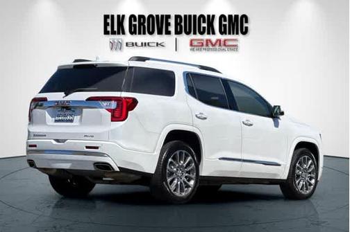 White Frost Tri-Coat 2023 GMC Acadia Denali