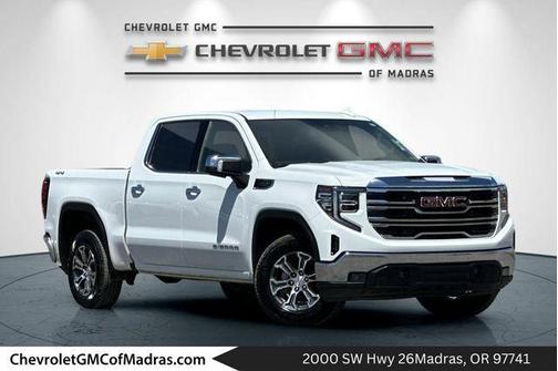 Summit White 2024 GMC Sierra 1500 SLT