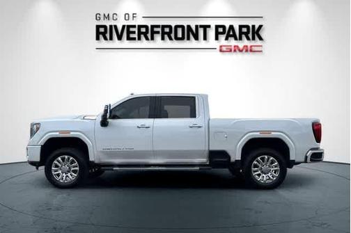 White Frost Tri-Coat 2020 GMC Sierra 3500 Denali