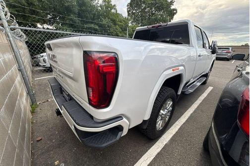 White Frost Tri-Coat 2020 GMC Sierra 3500 Denali