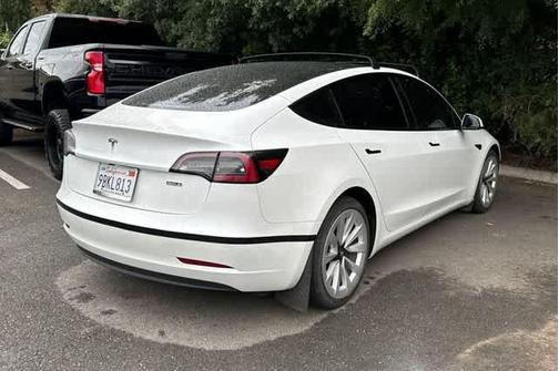 Pearl White Multi 2021 Tesla Model 3 Standard Range Plus