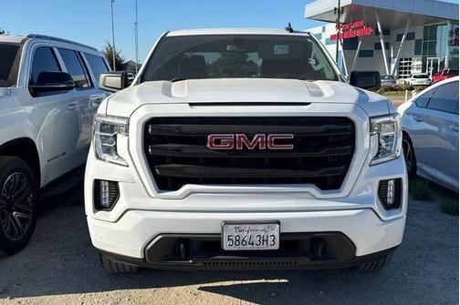 Summit White 2021 GMC Sierra 1500 Elevation