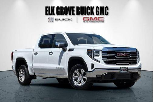 Summit White 2025 GMC Sierra 1500 SLT