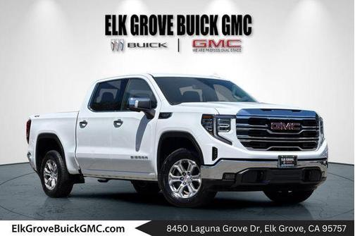 Summit White 2025 GMC Sierra 1500 SLT